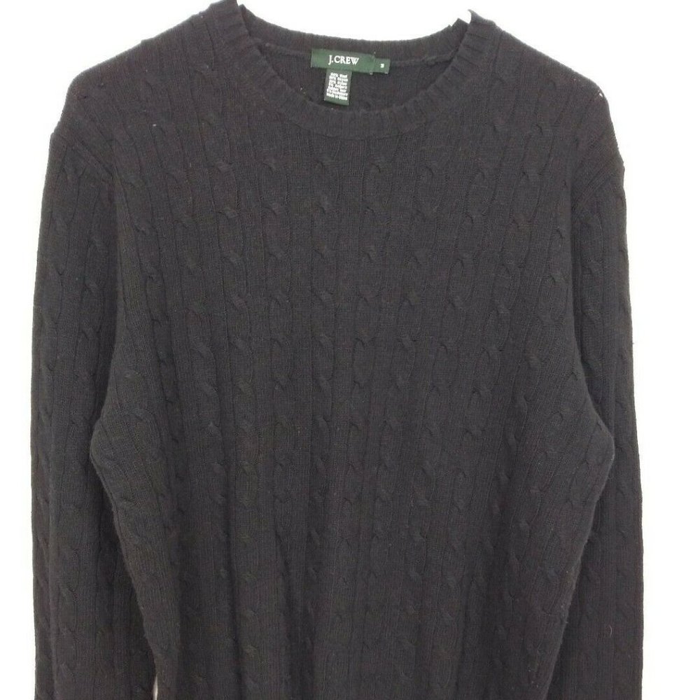 J Crew Womens Size Medium Wool Blend Cable Knit